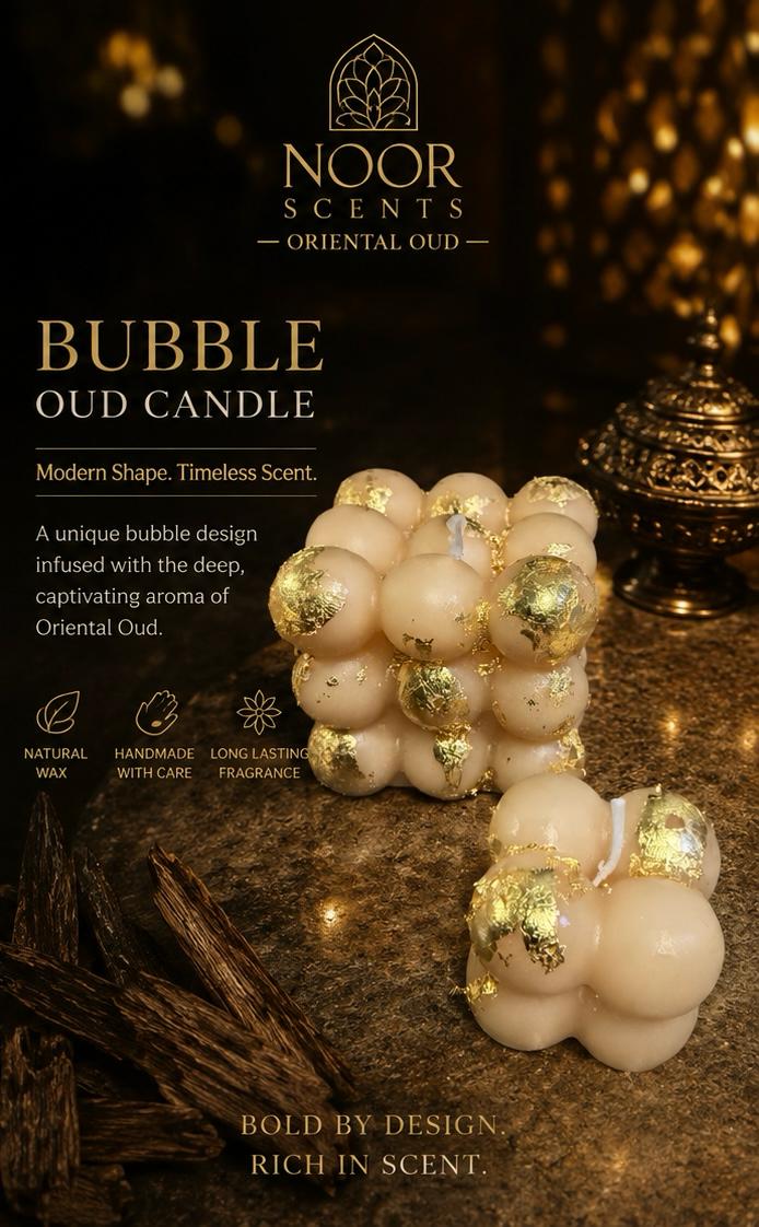Bubble Oud Candle