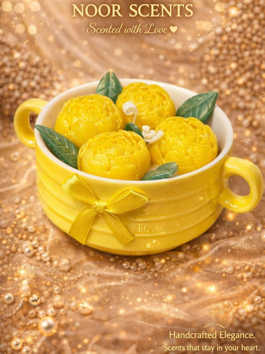 Lemon Cented candle